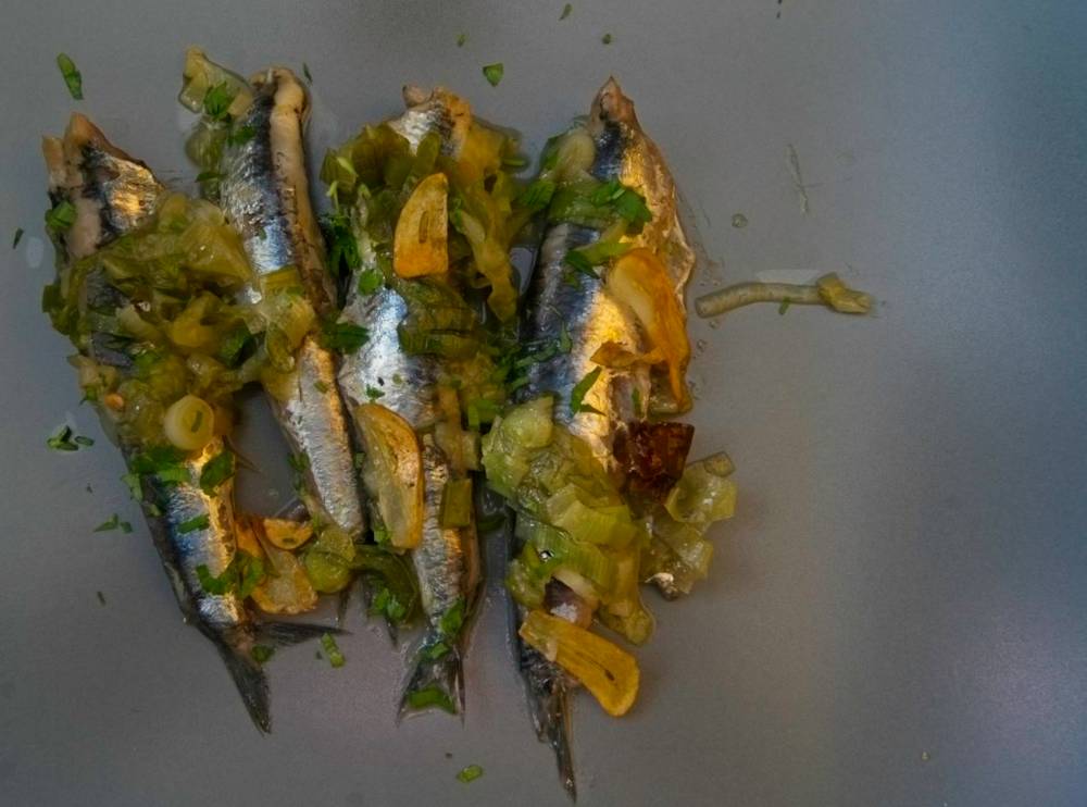 Anchoas a la Papillote