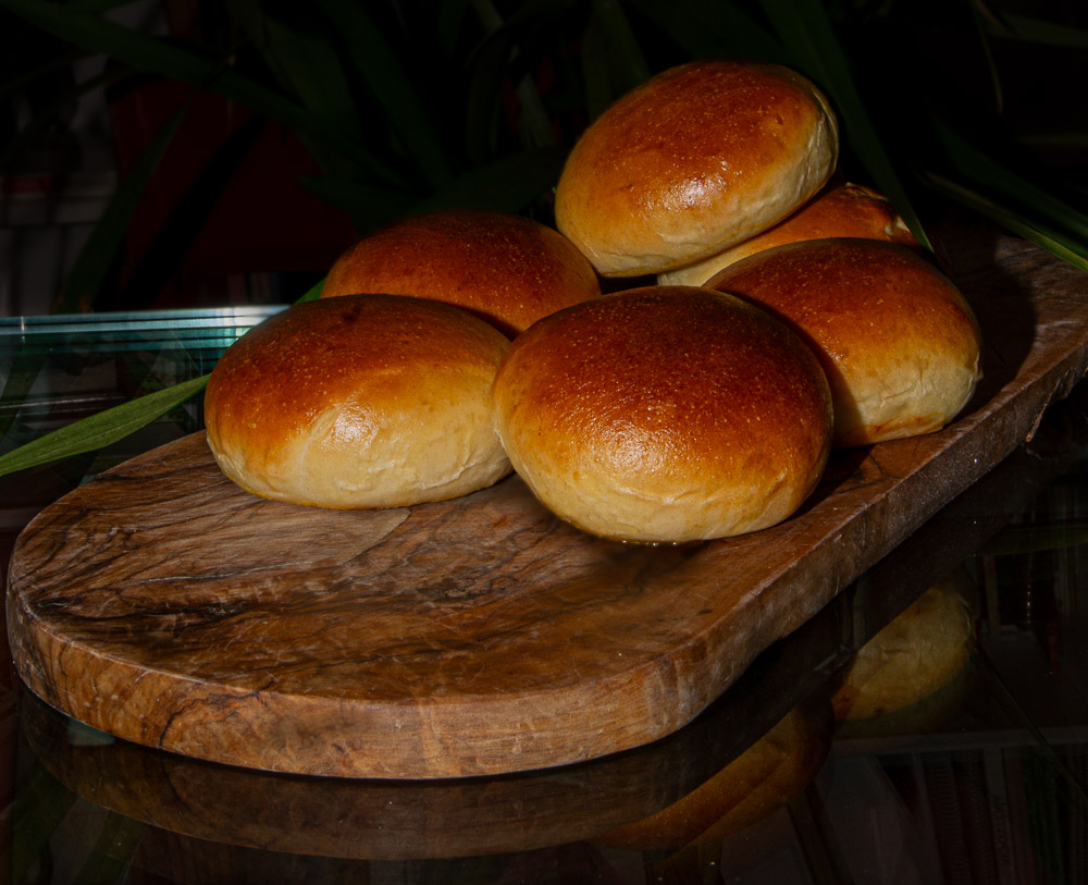 Bollos de pan de leche