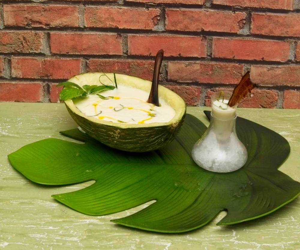 Sopa de melón y almendras